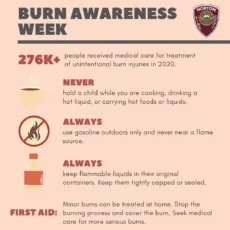 Norton Fire Department Shares Burn Injury Prevention Tips During National Burn Awareness Week