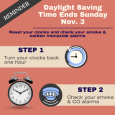 Norton Fire Department Reminds Residents to Change Clocks and Check Alarms as Daylight Saving Time Ends