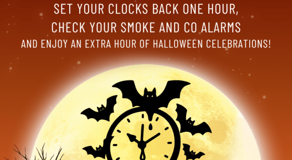 Daylight Saving Time Ends Nov. 1: Check Your Smoke and Carbon Monoxide Alarms